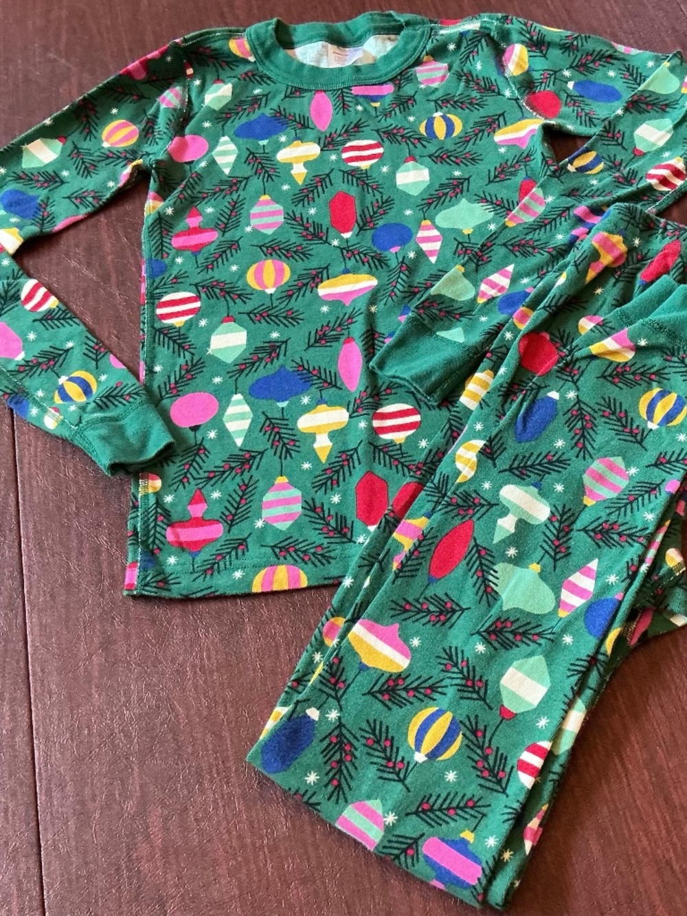 Hanna Andersson Christmas Ornament Organic Cotton Pajamas 12